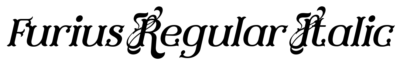 Furius Regular Italic